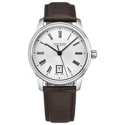 Front view of Louis Erard Heritage Men's Automatic Watch 67278AA21BDC21