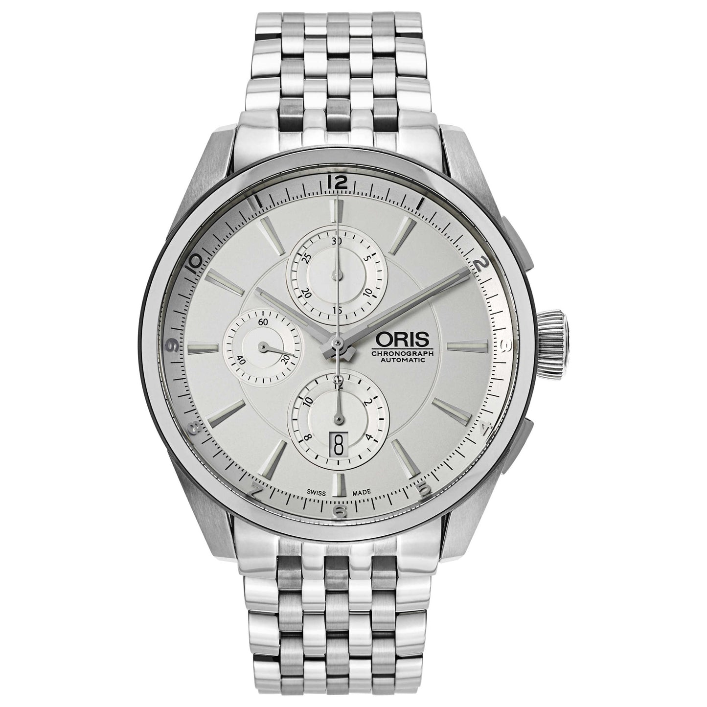 Front view of Oris Artix Men's Automatic Watch 674-7644-4051-MB