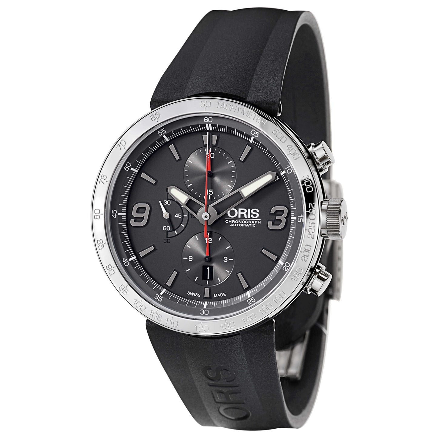 Front view of Oris TT1 Men's Automatic Watch 674-7659-4163RS