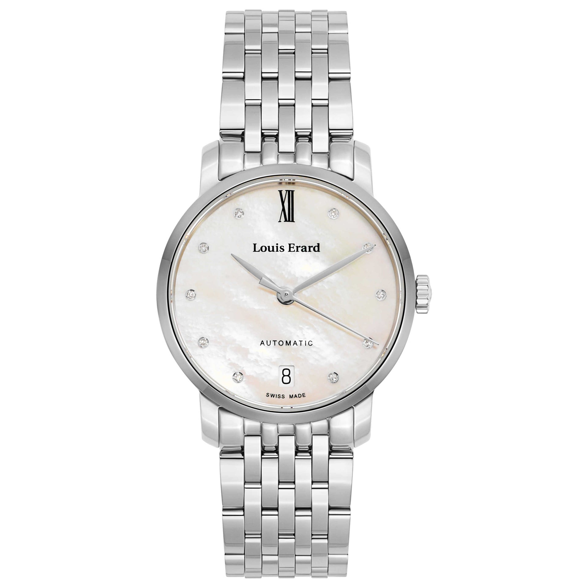 Front view of Louis Erard Excellence Women's Automatic Watch 68235AA14-BMA34