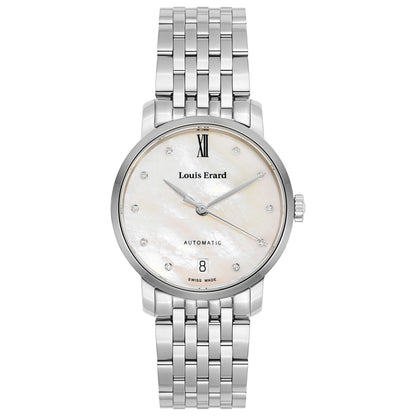 Front view of Louis Erard Excellence Women's Automatic Watch 68235AA14-BMA34