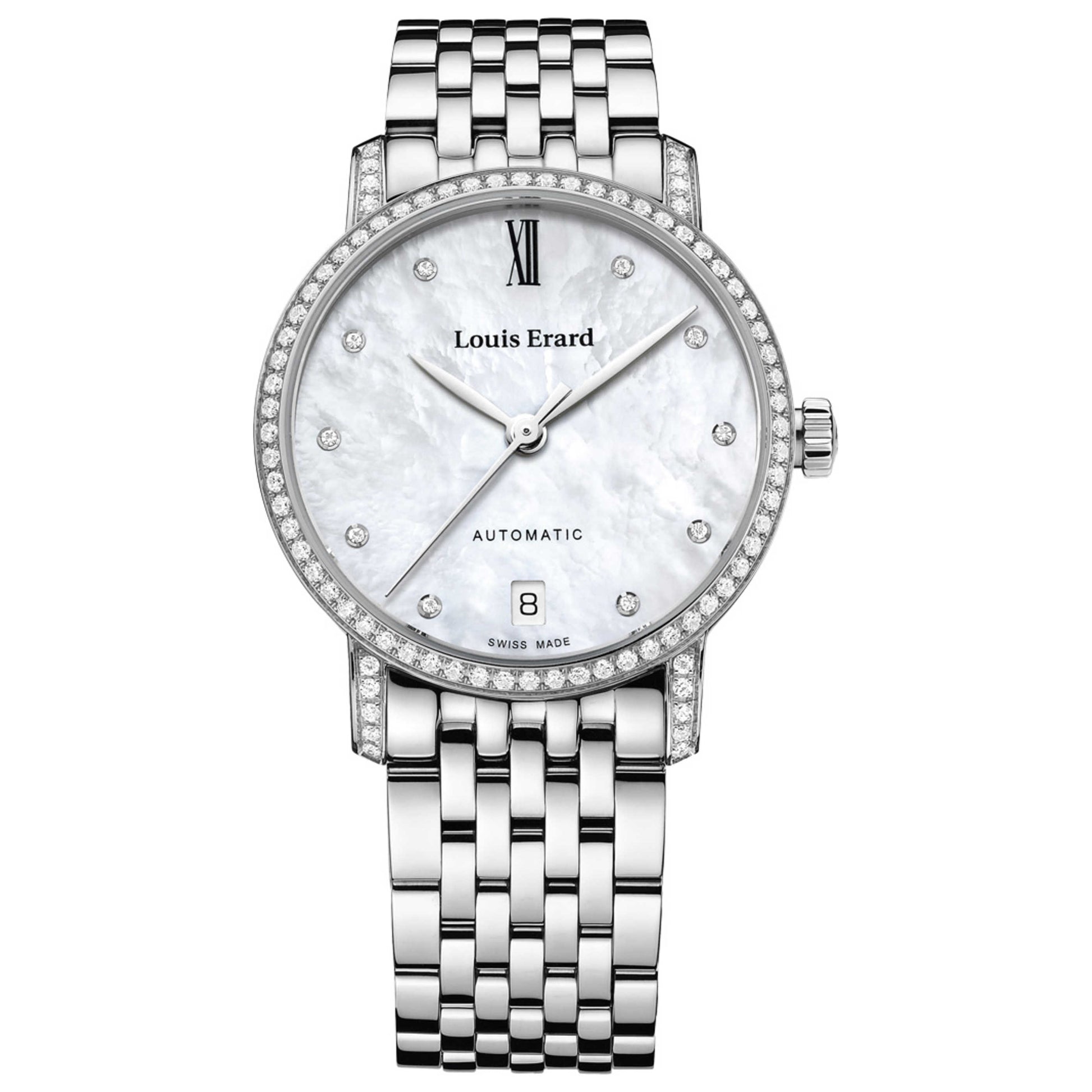 Front view of Louis Erard Excellence Women's Automatic Watch 68235FS14BMA34