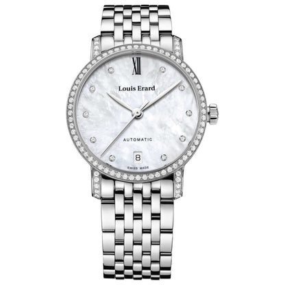 Front view of Louis Erard Excellence Women's Automatic Watch 68235FS14BMA34