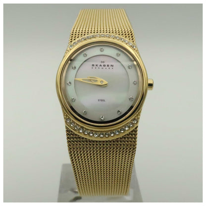 Front view of Skagen Mesh Women's Quartz Watch 686XSGG-SDV