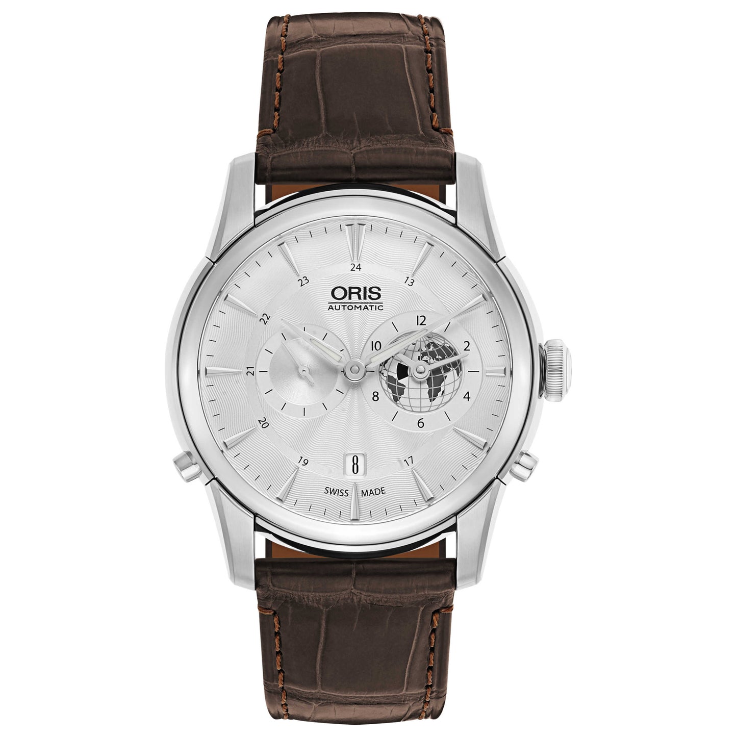 Front view of Oris Artelier Men's Automatic Watch 69076904081SETLSKROK