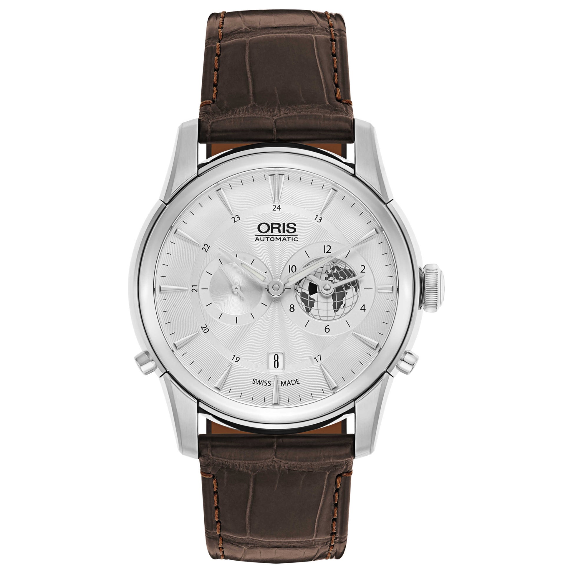 Front view of Oris Artelier Men's Automatic Watch 69076904081SETLSKROK
