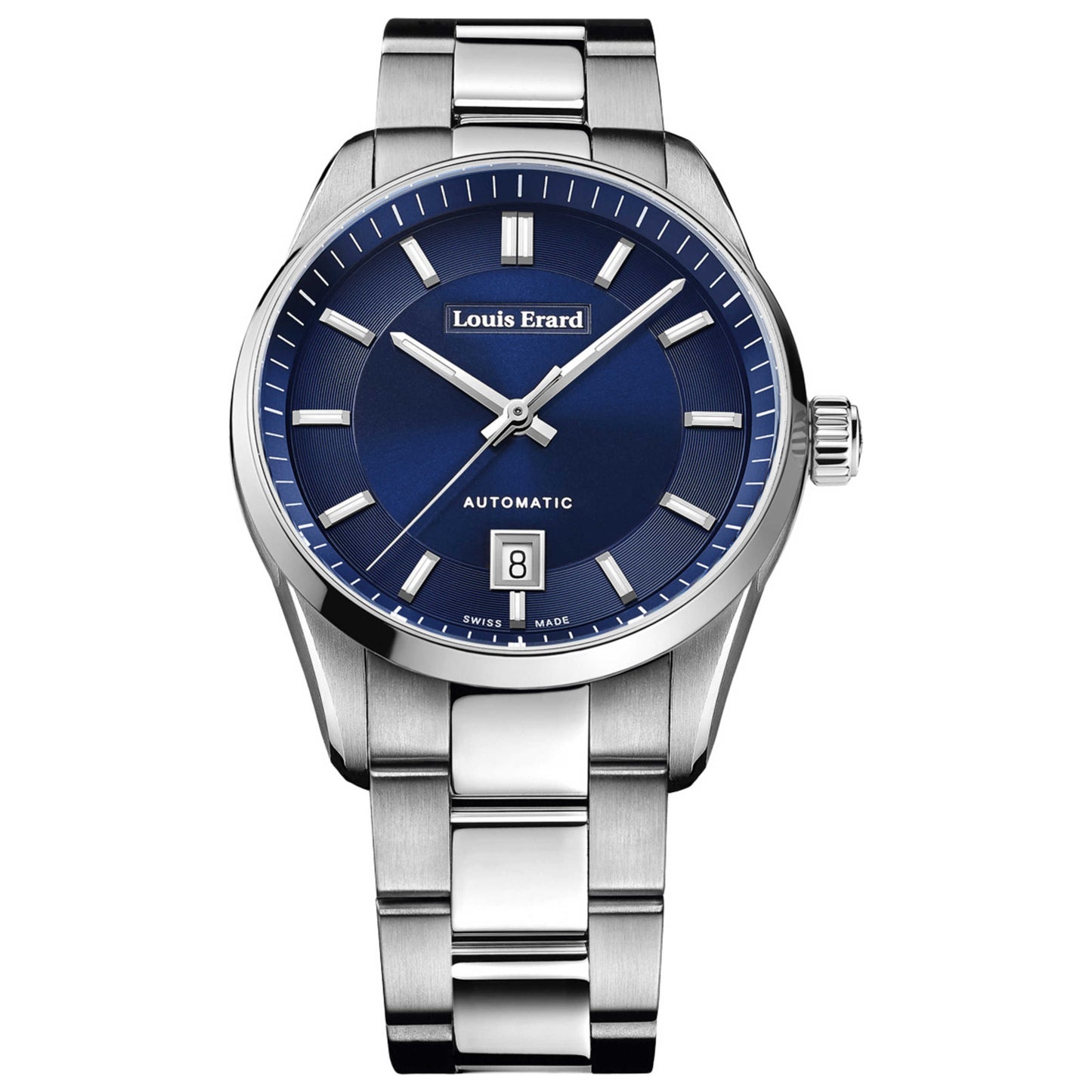 Front view of Louis Erard Heritage Men's Automatic Watch 69101AA35BMA19