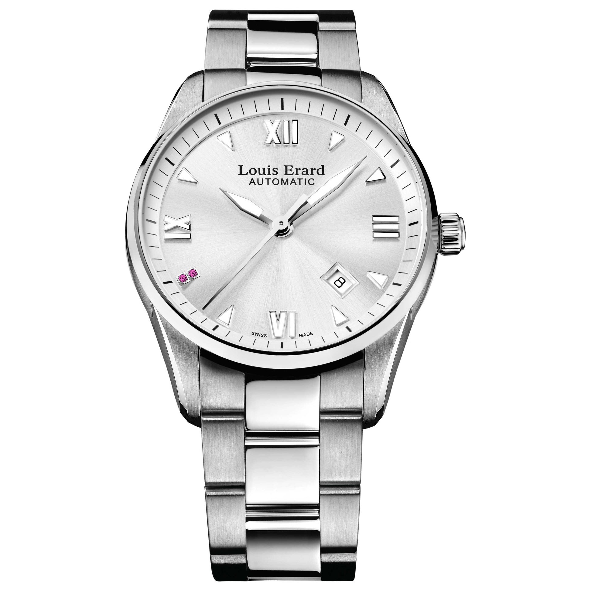 Front view of Louis Erard Heritage Men's Automatic Watch 69101AA41BMA19