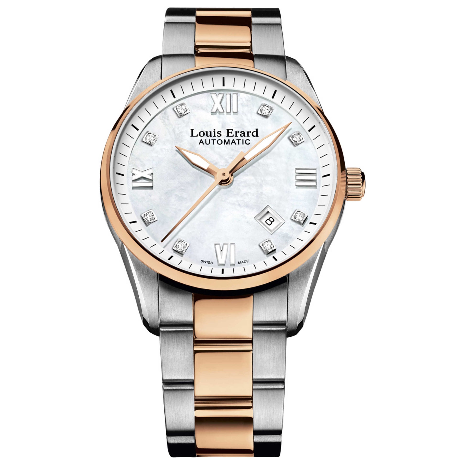 Front view of Louis Erard Heritage Men's Automatic Watch 69101AB14BMA21
