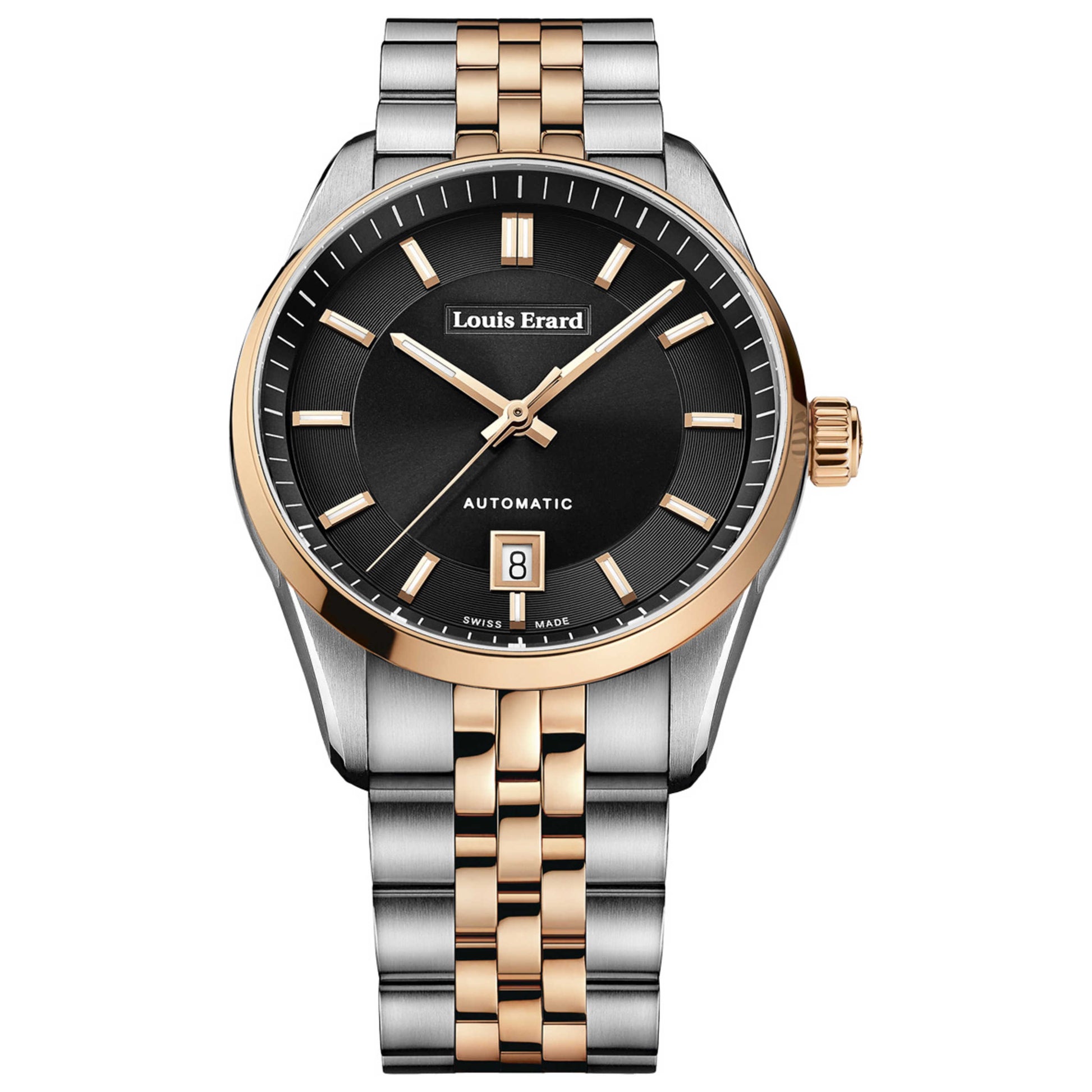 Front view of Louis Erard Heritage Men's Automatic Watch 69101AB72BMA58