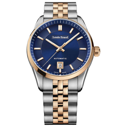 Front view of Louis Erard Heritage Men's Automatic Watch 69101AB75BMA58