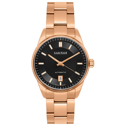 Front view of Louis Erard Heritage Men's Automatic Watch 69101PR72-BMA43