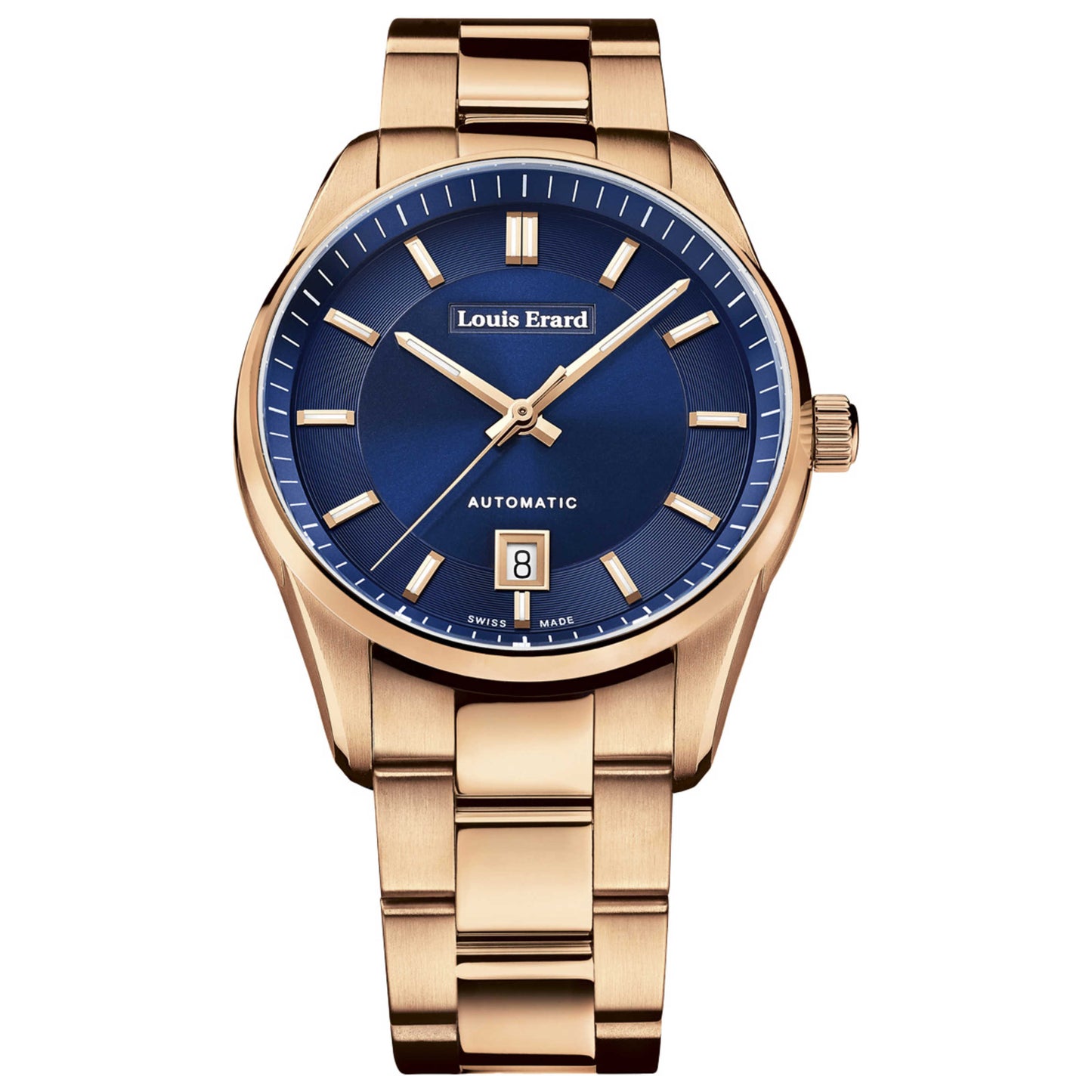 Front view of Louis Erard Heritage Men's Automatic Watch 69101PR75BMA43