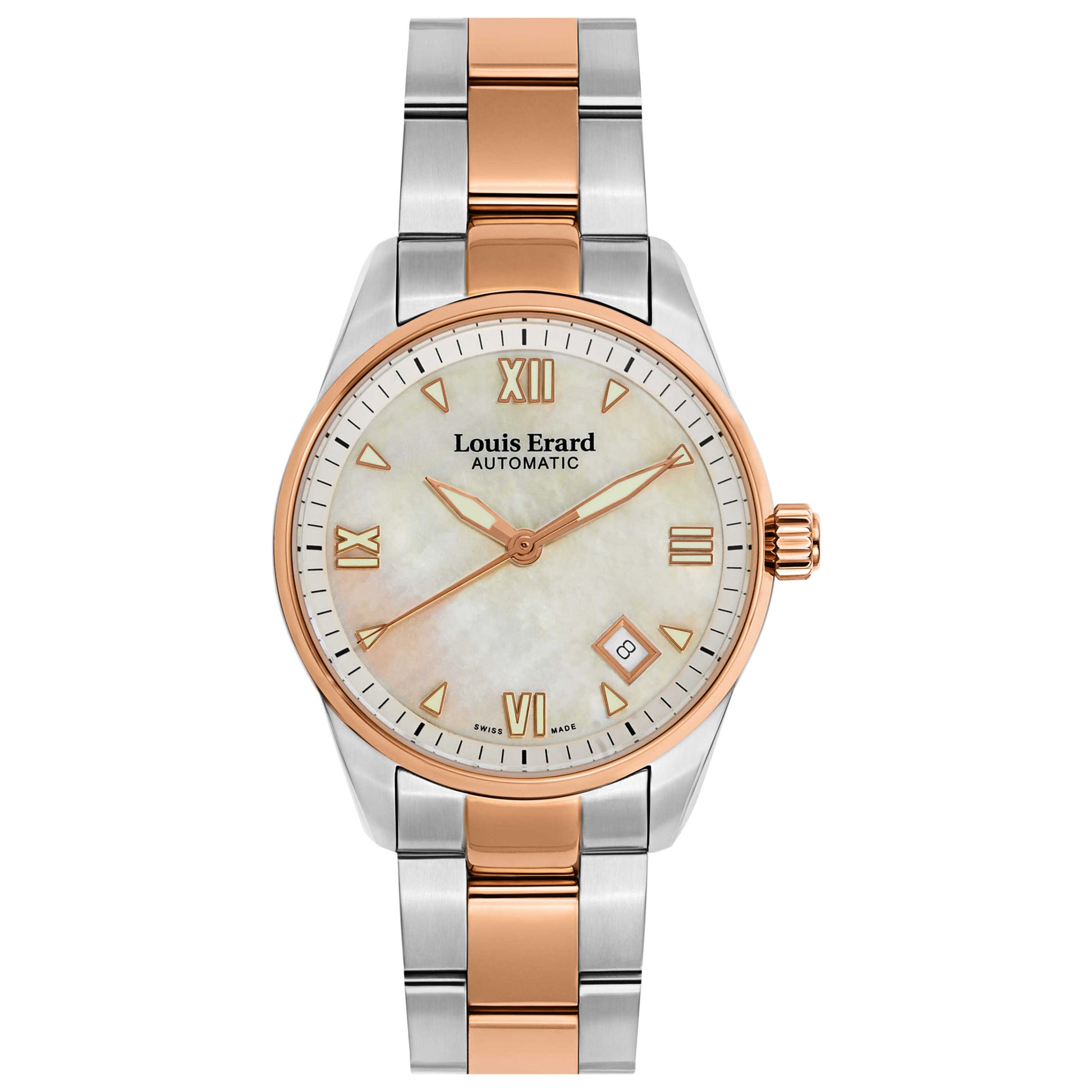 Front view of Louis Erard Heritage Unisex Automatic Watch 69103AB24-BMA33