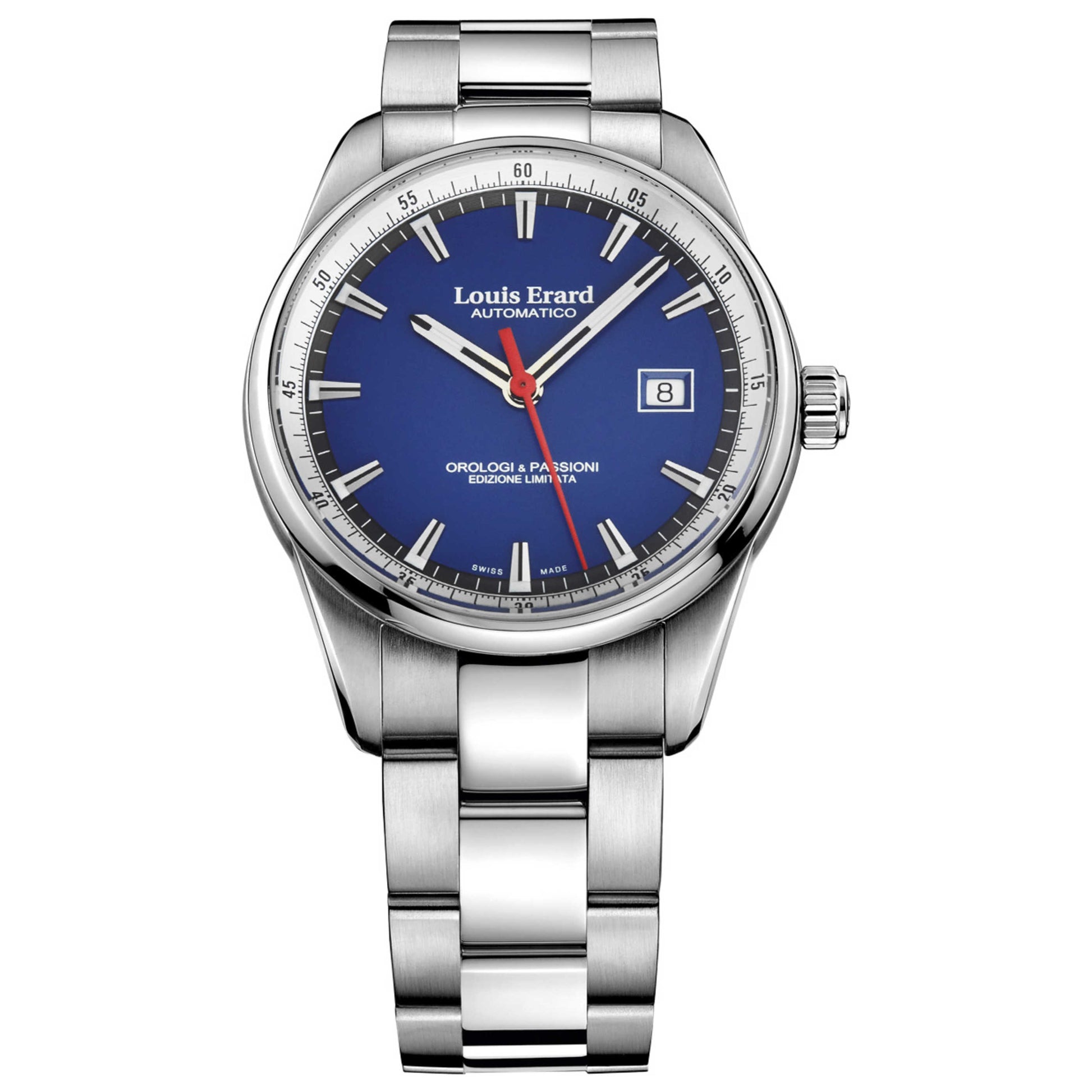 Front view of Louis Erard Heritage Men's Automatic Watch 69105AA55BMA19