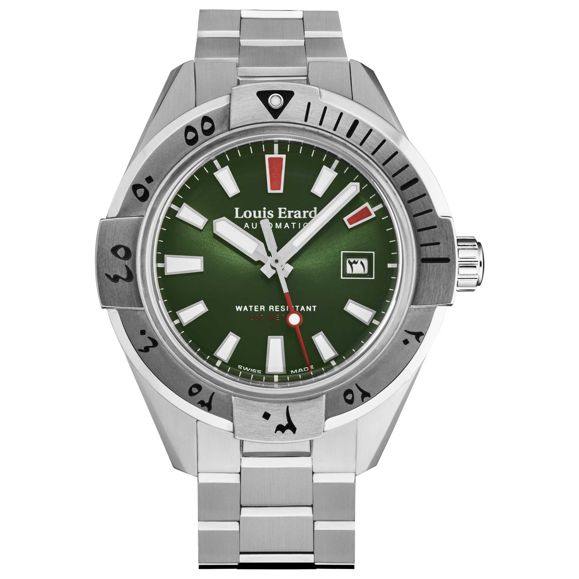 Front view of Louis Erard Sportive Men's Automatic Watch 69107AD09BMA29