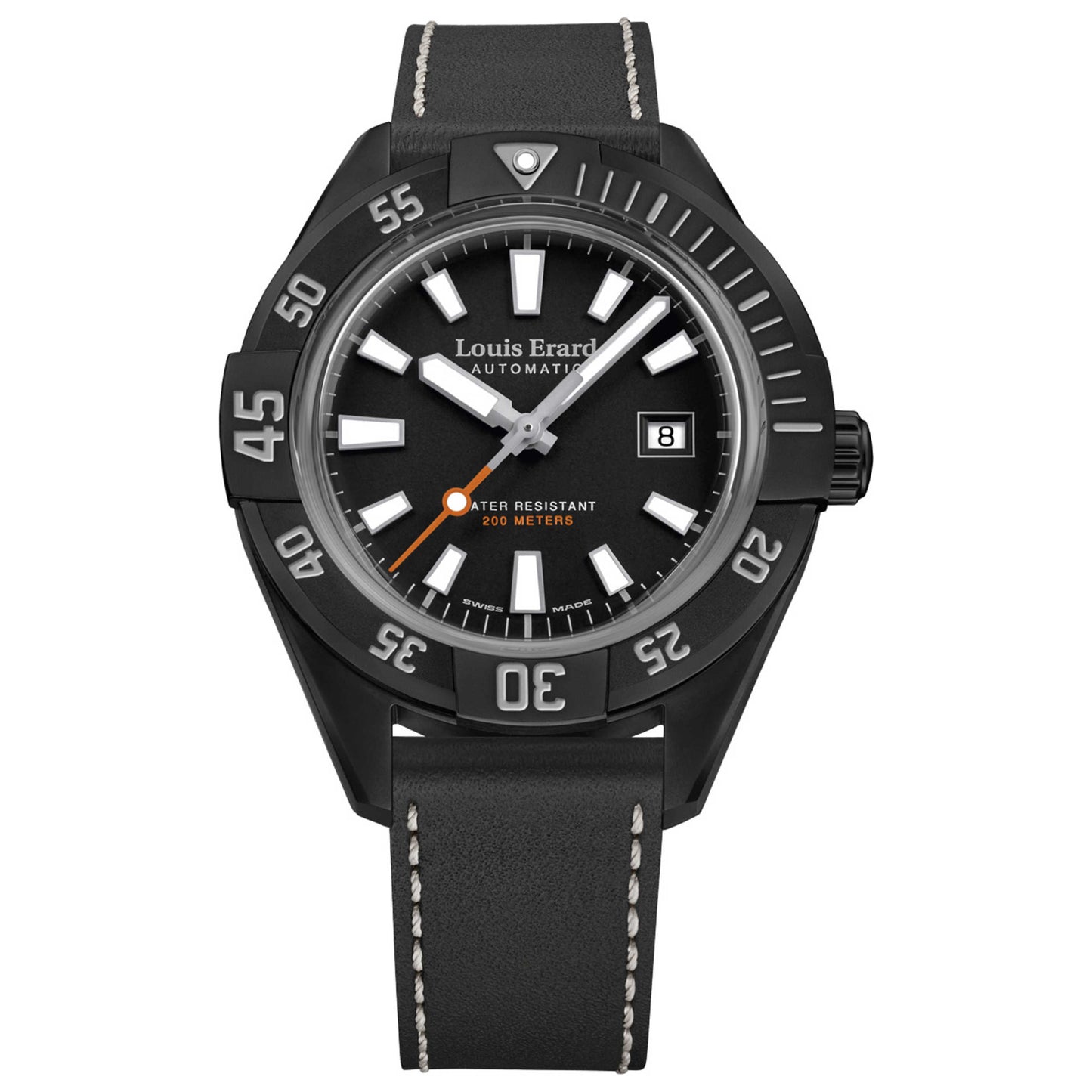 Front view of Louis Erard Sportive Men's Automatic Watch 69107NN12BVDN52