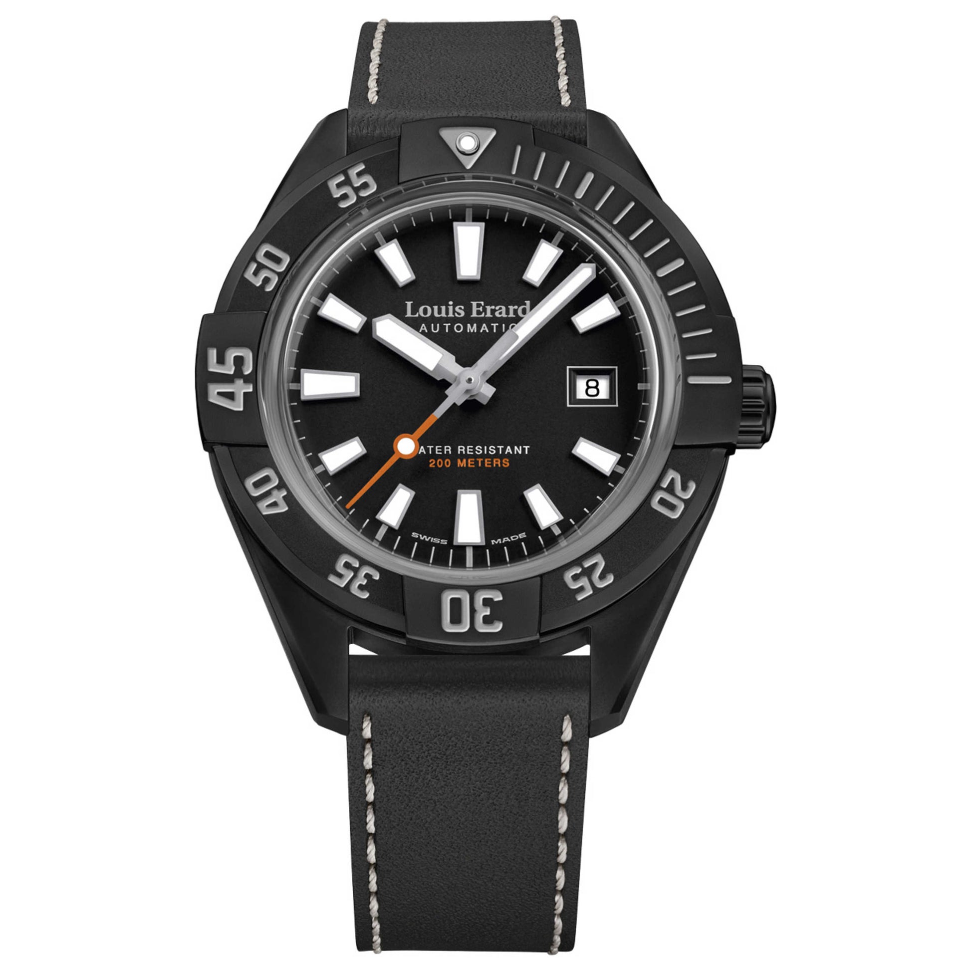 Front view of Louis Erard Sportive Men's Automatic Watch 69107NN12BVDN52