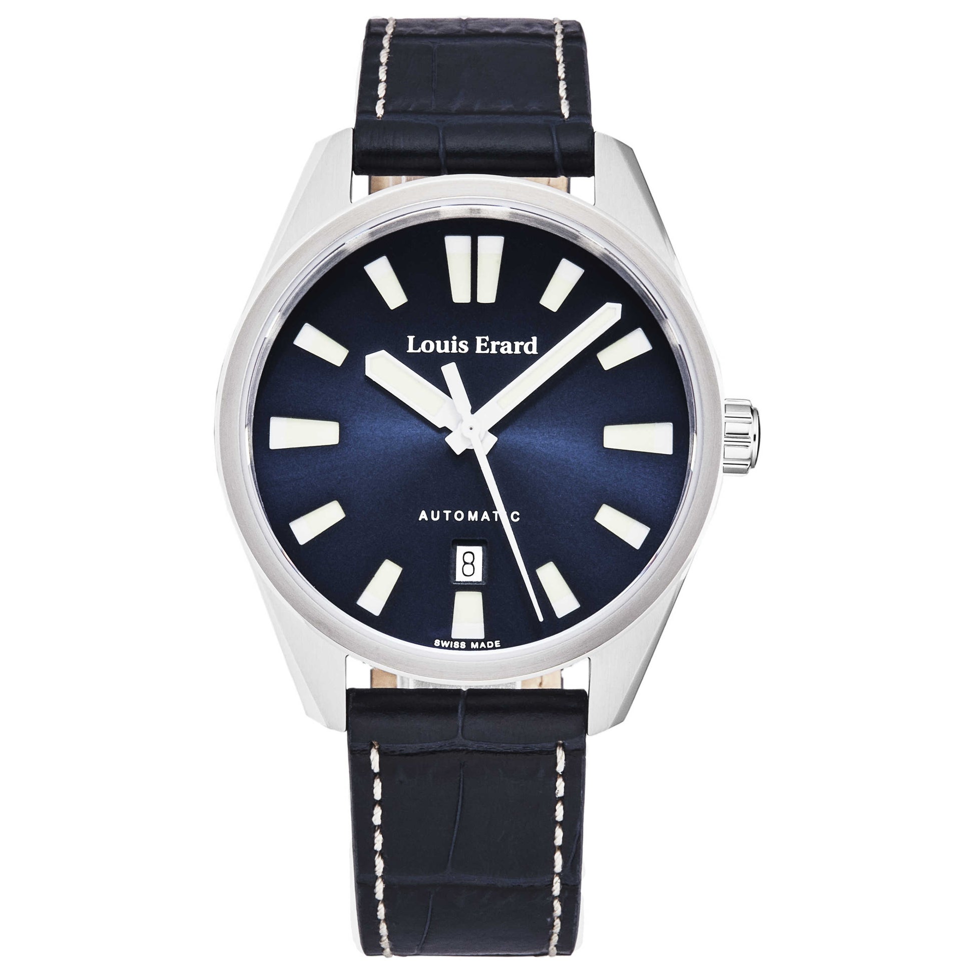 Front view of Louis Erard Sportive Men's Automatic Watch 69108AA05BDC155