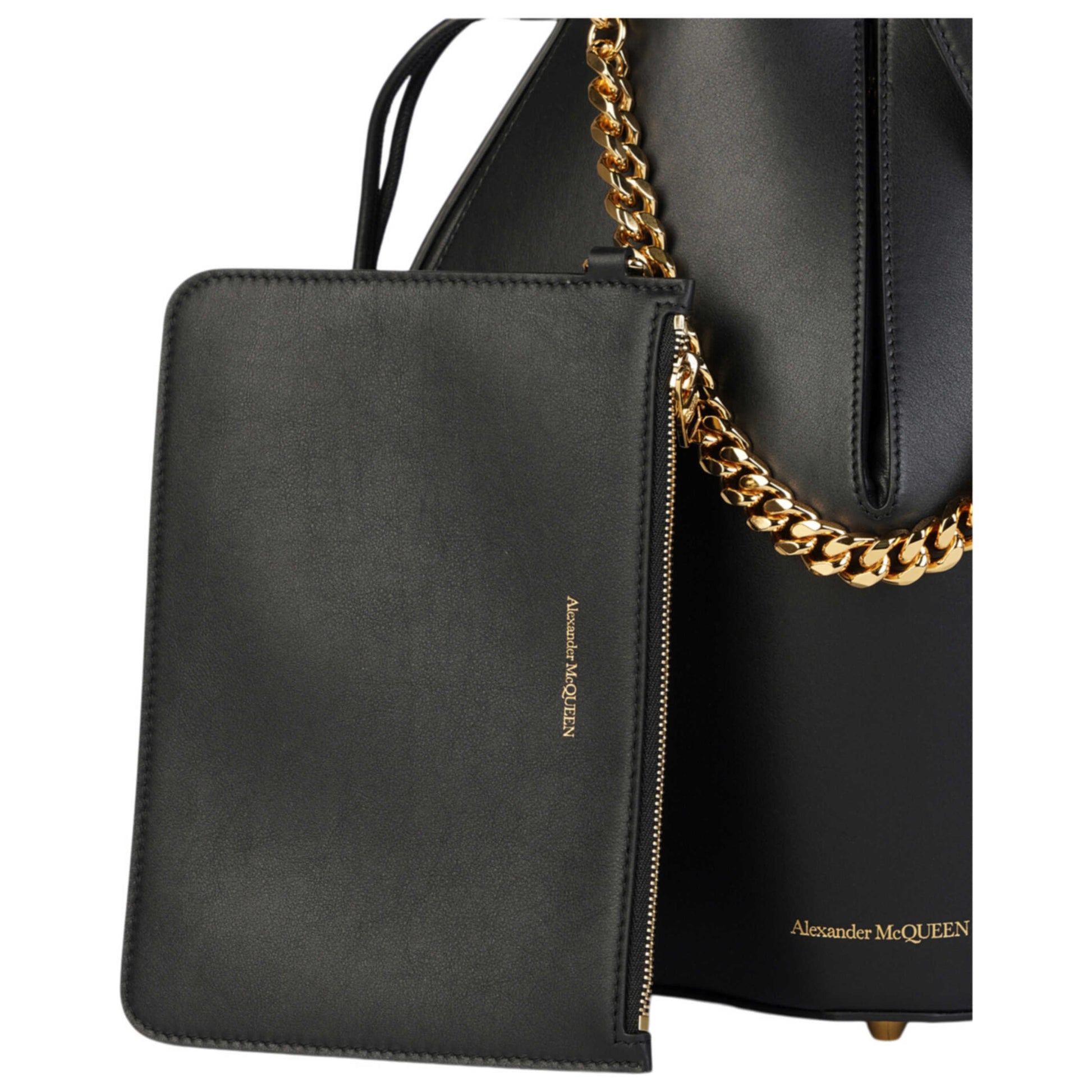 Alexander McQueen Fashion Handbags 691655-D780G-1000-NS - Image #4