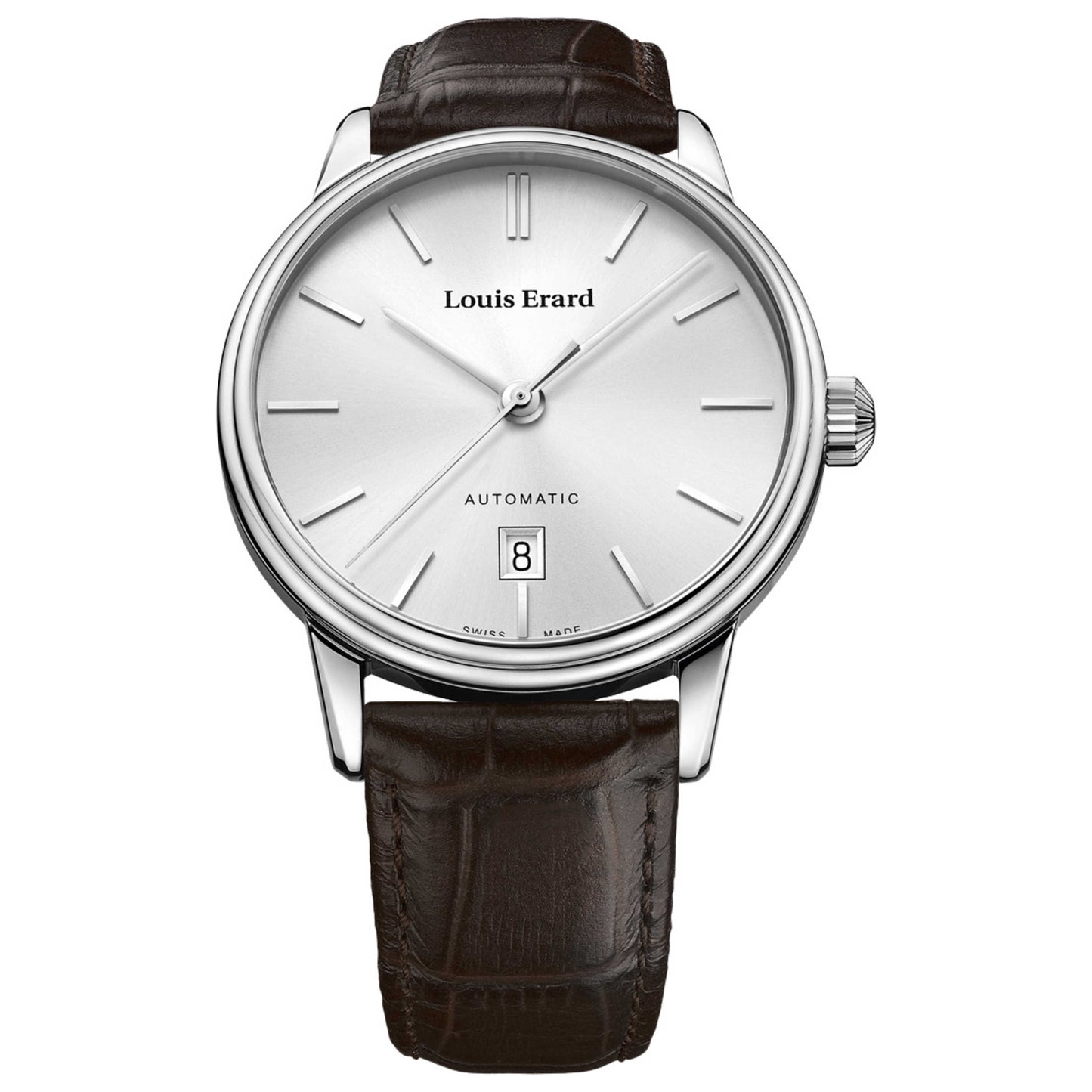 Front view of Louis Erard Heritage Men's Automatic Watch 69266AA11BDC80