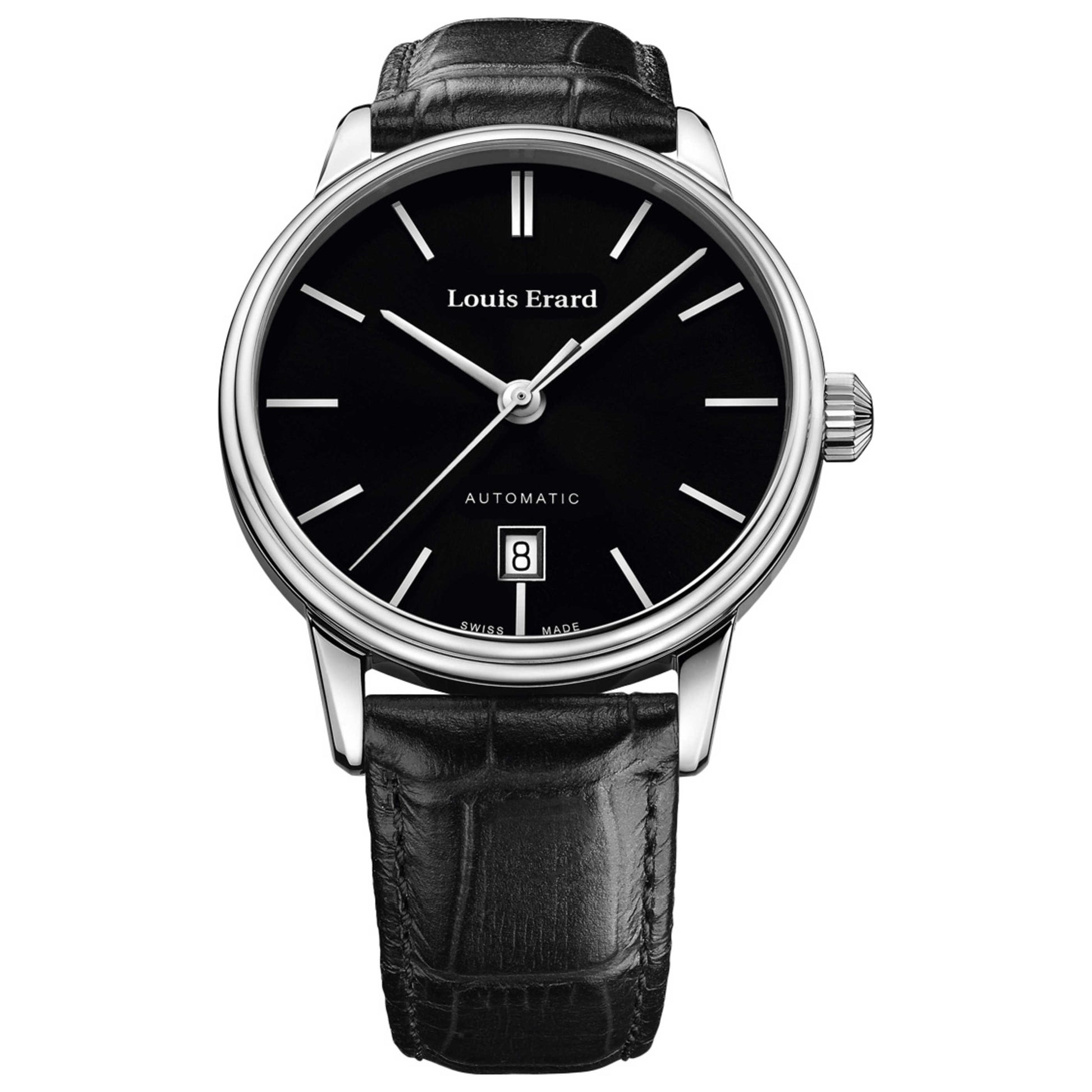 Front view of Louis Erard Heritage Men's Automatic Watch 69266AA12BDC82
