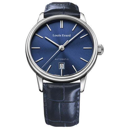Front view of Louis Erard Heritage Men's Automatic Watch 69266AA15BDC84