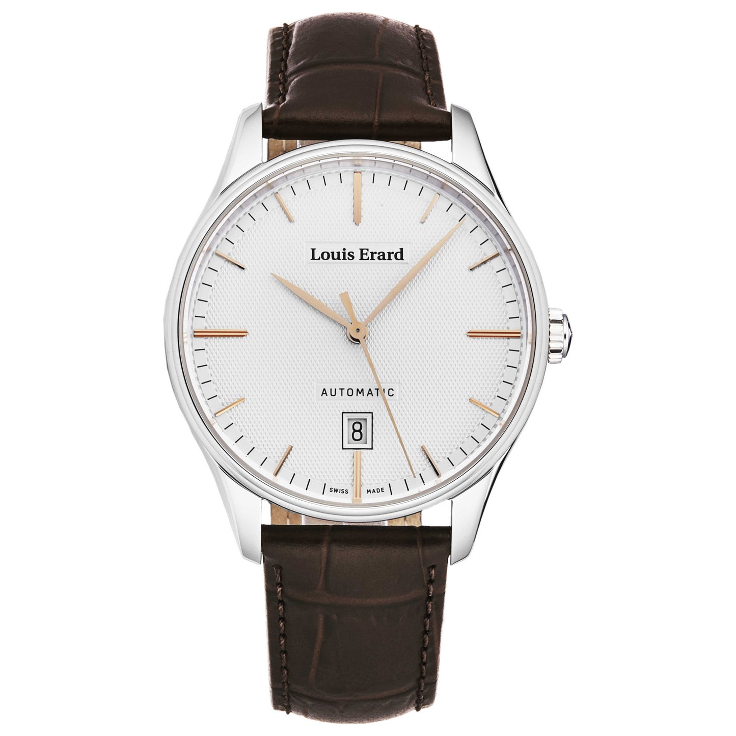 Front view of Louis Erard Heritage Men's Automatic Watch 69287AA31BAAC80