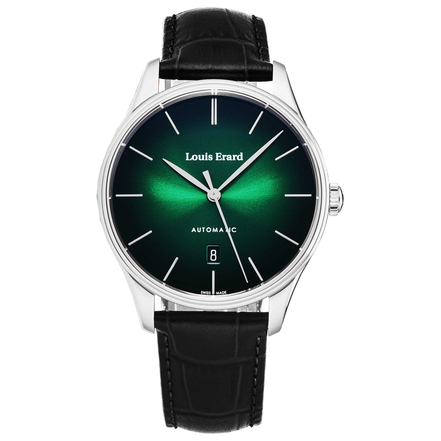 Front view of Louis Erard Heritage Men's Automatic Watch 69287AA69BAAC82