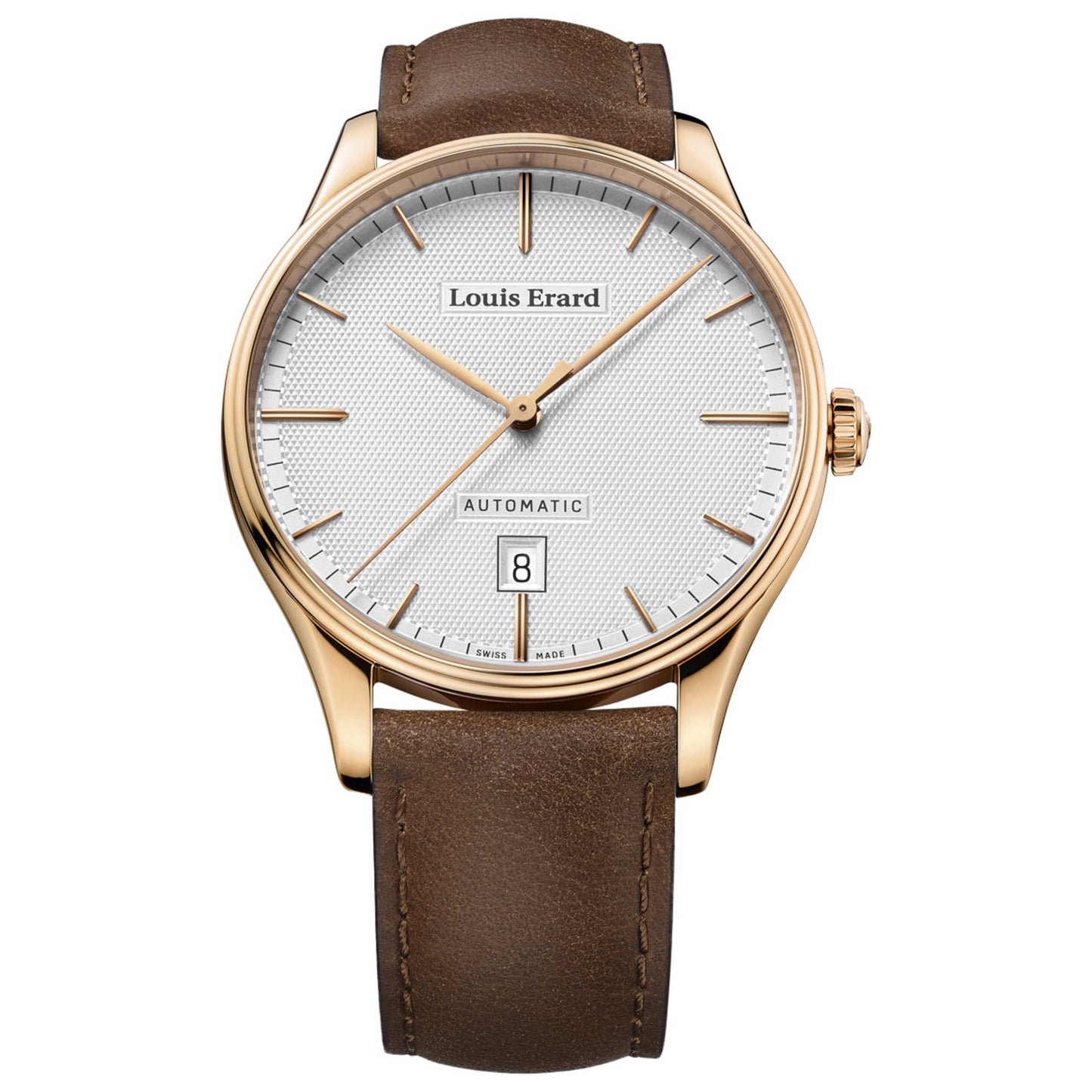 Front view of Louis Erard Heritage Men's Automatic Watch 69287PR31BVR01