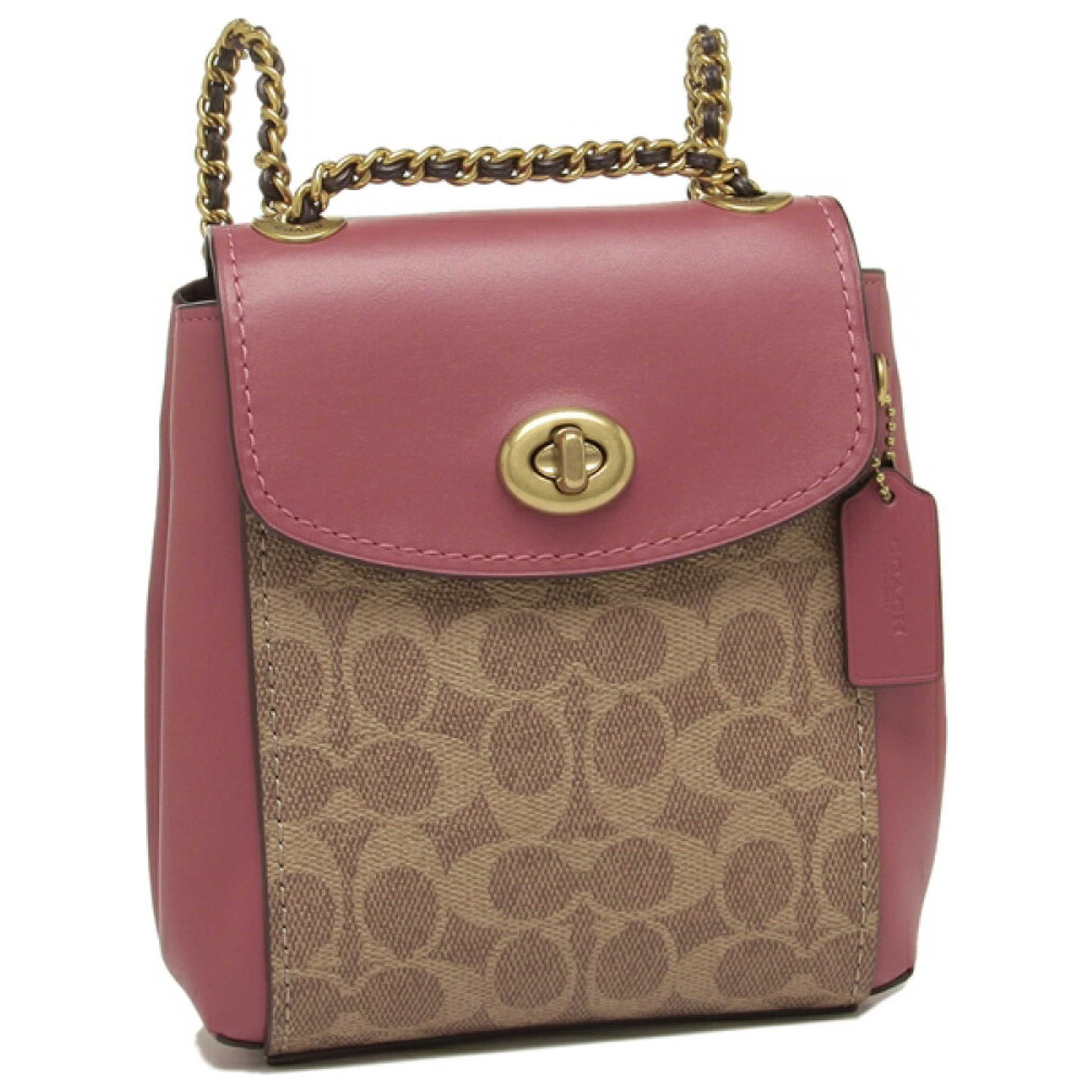 Front view of Coach Parker Convertible Women's Handbags 69650 B4PG4