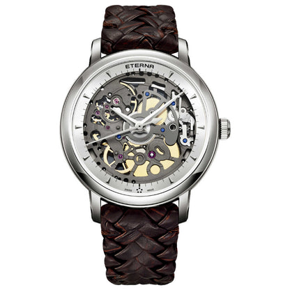 Front view of Eterna Skeleton Men's Automatic Watch 7000-41-10-1410