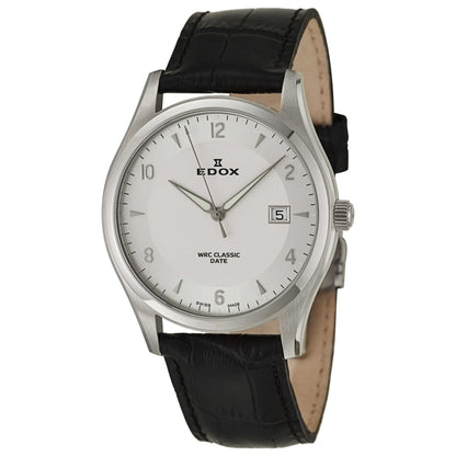 Front view of Edox WRC Men's Swiss Quartz (Battery-Powered) Watch 70170-3-AIN
