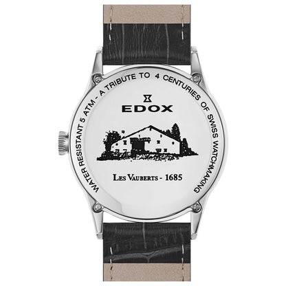 Edox Les Vauberts Men's Swiss Quartz (Battery-Powered) Watch 70172-3A-ABN - Image #2