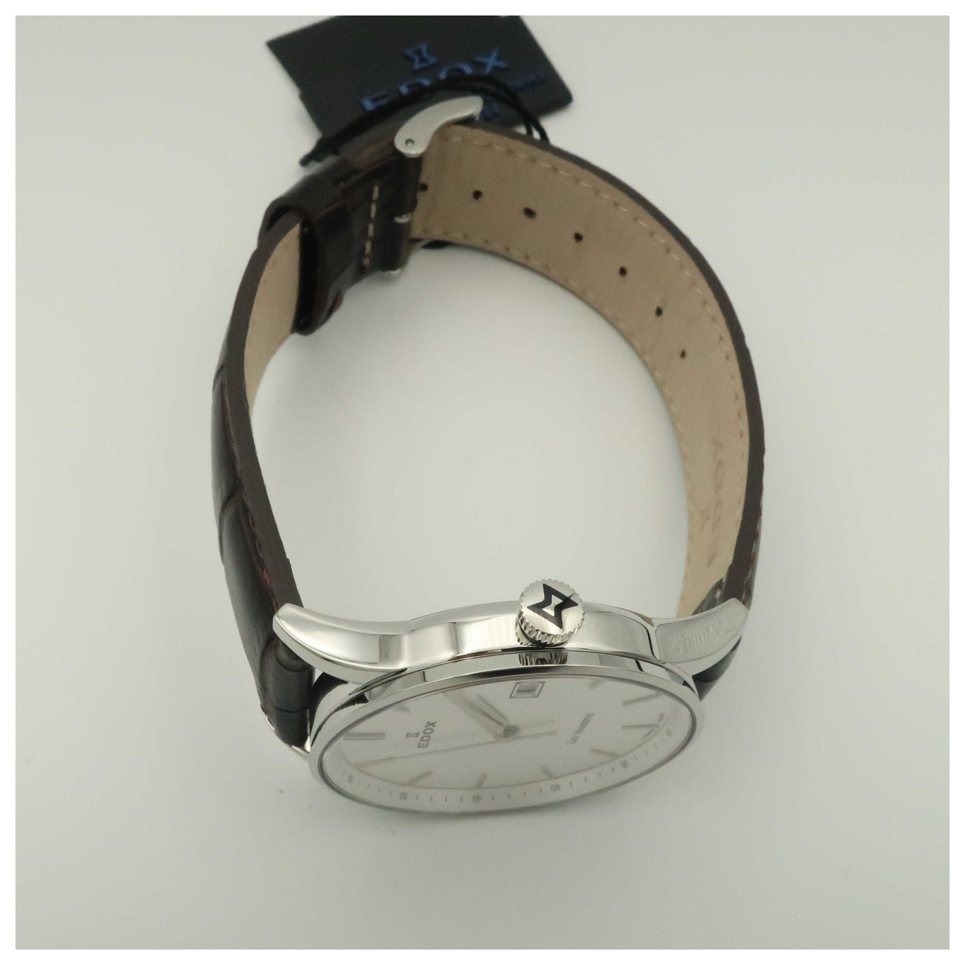 Edox Les Vauberts Men's Swiss Quartz (Battery-Powered) Watch 70172-3A-AIN-SD2 - Image #8