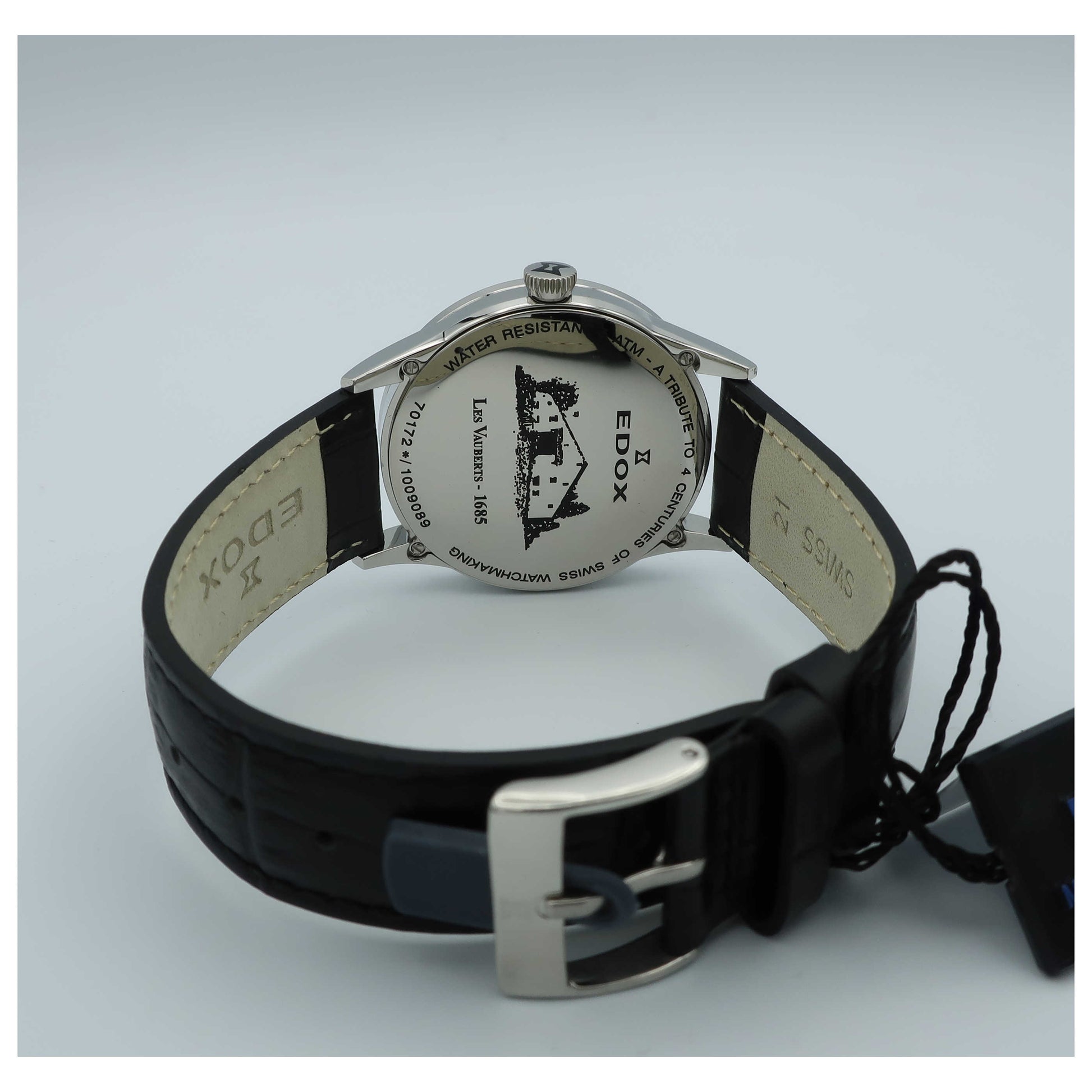 Edox Les Vauberts Men's Swiss Quartz (Battery-Powered) Watch 70172-3A-AIN-SD - Image #2