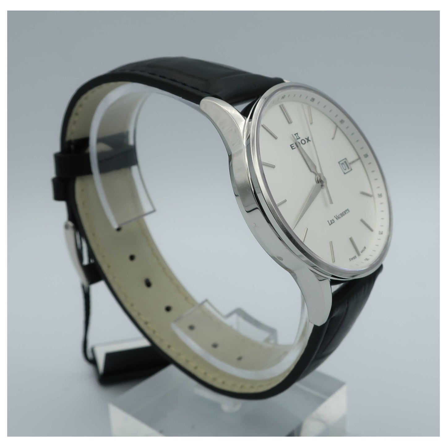 Edox Les Vauberts Men's Swiss Quartz (Battery-Powered) Watch 70172-3A-AIN-SD - Image #3