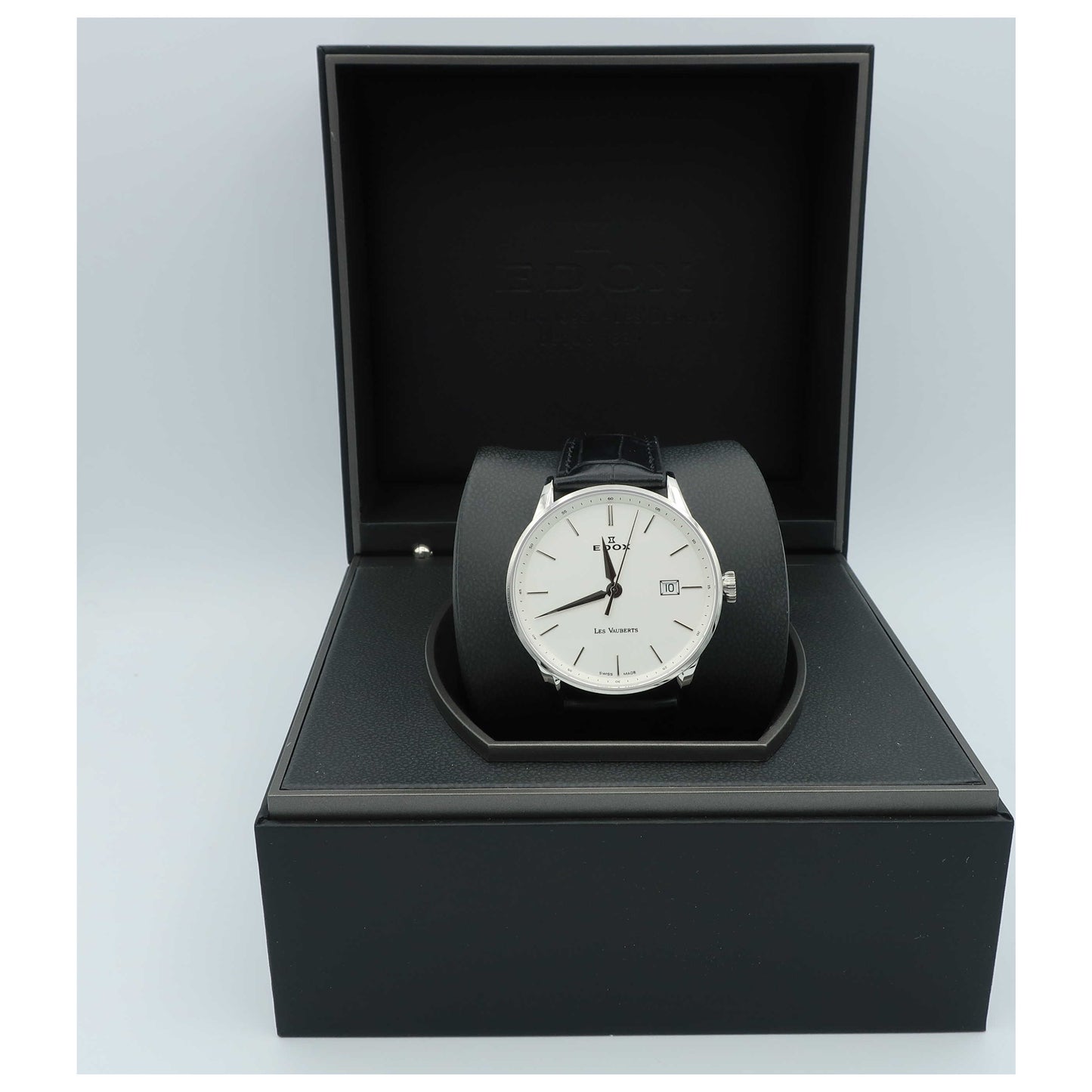 Edox Les Vauberts Men's Swiss Quartz (Battery-Powered) Watch 70172-3A-AIN-SD - Image #6