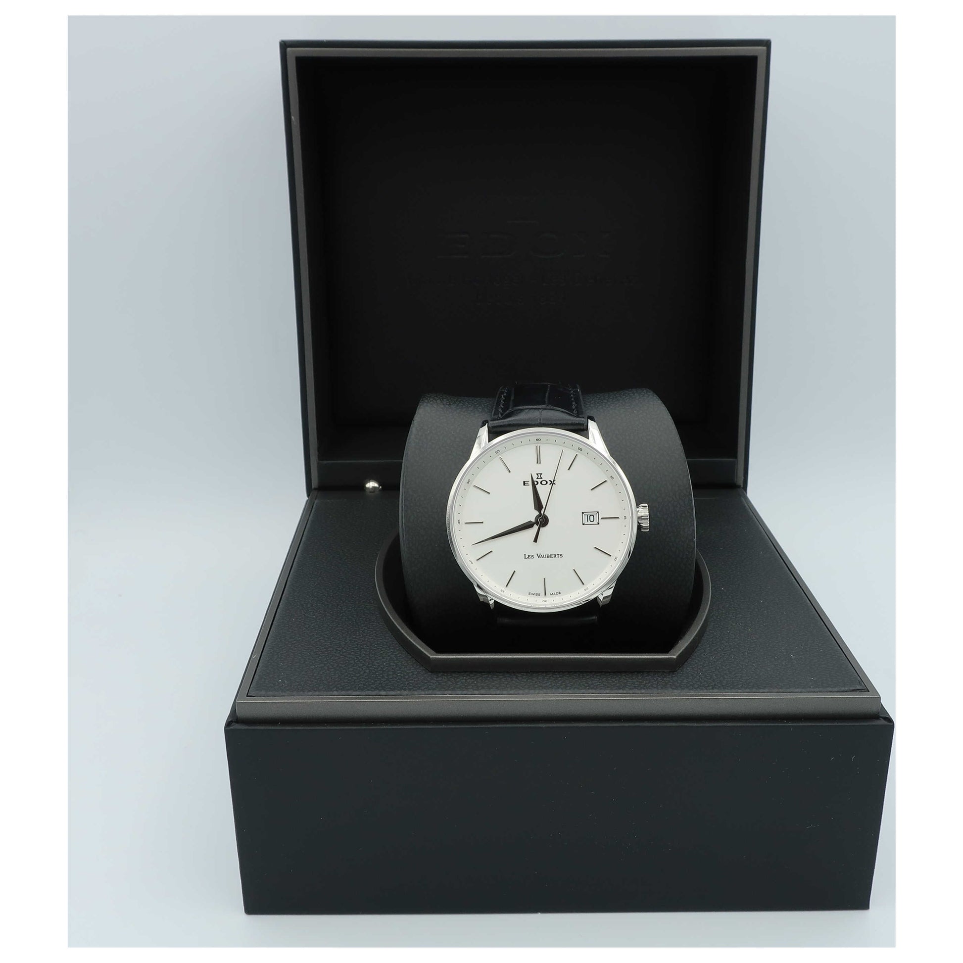 Edox Les Vauberts Men's Swiss Quartz (Battery-Powered) Watch 70172-3A-AIN-SD - Image #6