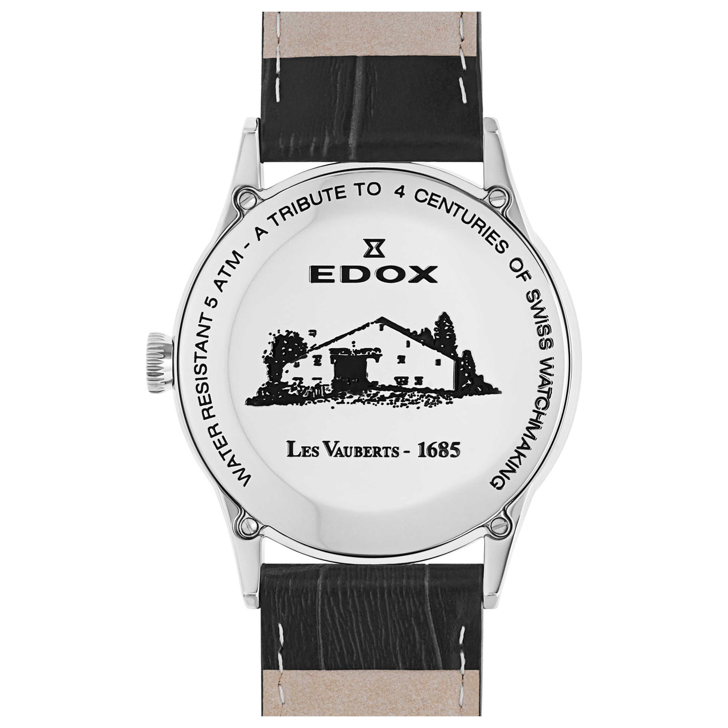 Edox Les Vauberts Men's Swiss Quartz (Battery-Powered) Watch 70172-3A-AIN - Image #2