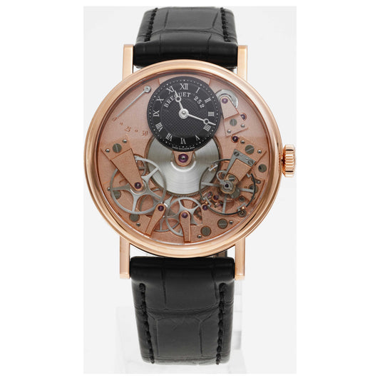 Front view of Breguet Tradition Men's Manual-Wind Watch 7027BRR99V6-SD