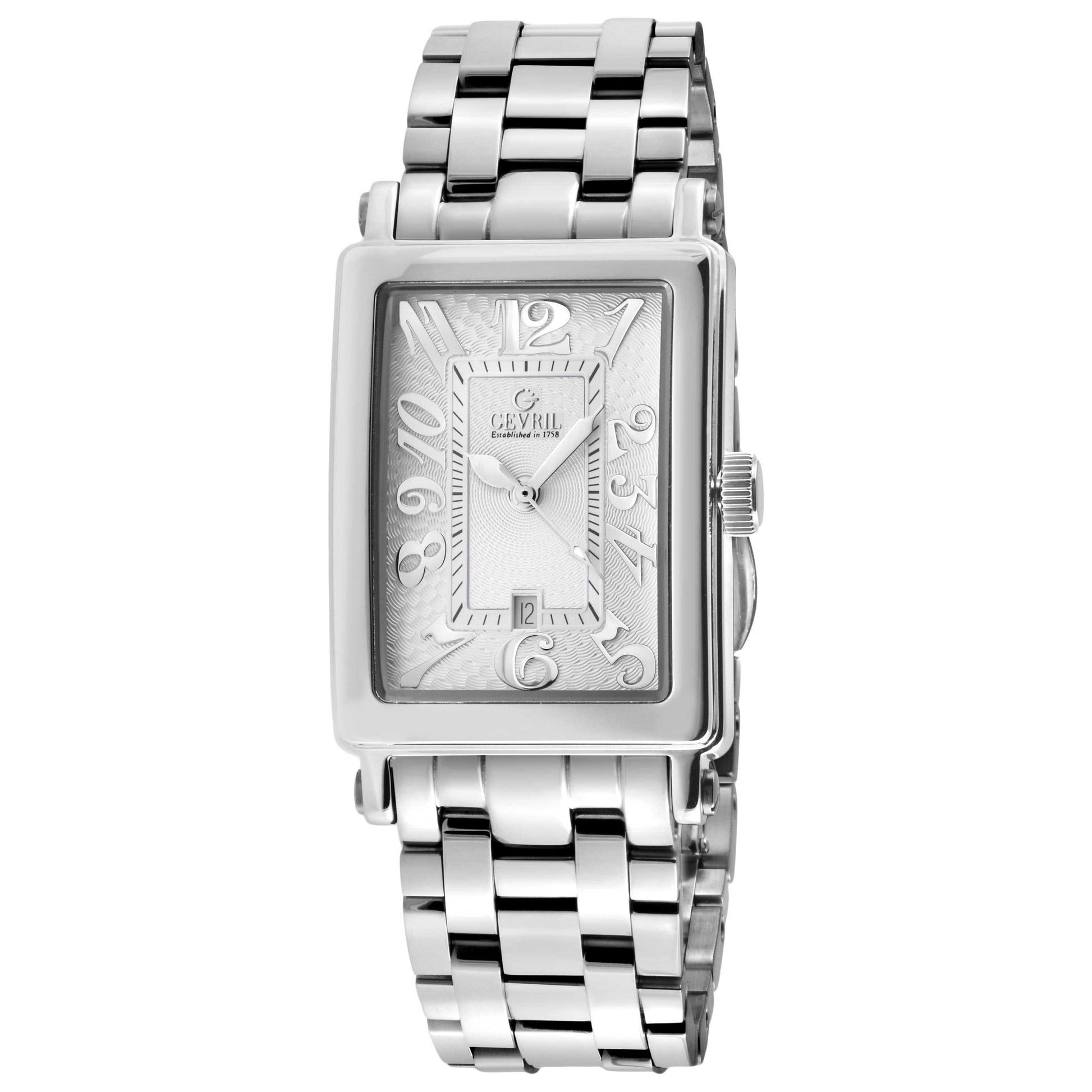 Front view of Gevril Avenue of Americas Mini Women's Quartz Watch 7040NB