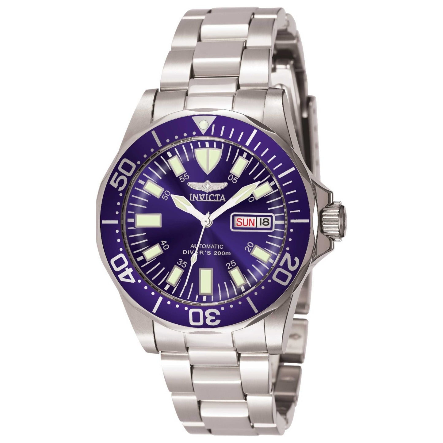 Front view of Invicta Signature Men's Automatic Watch 7042