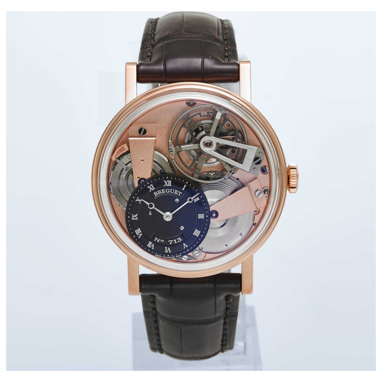Front view of Breguet Tradition Men's Manual-Wind Watch 7047BRR99ZU-SD