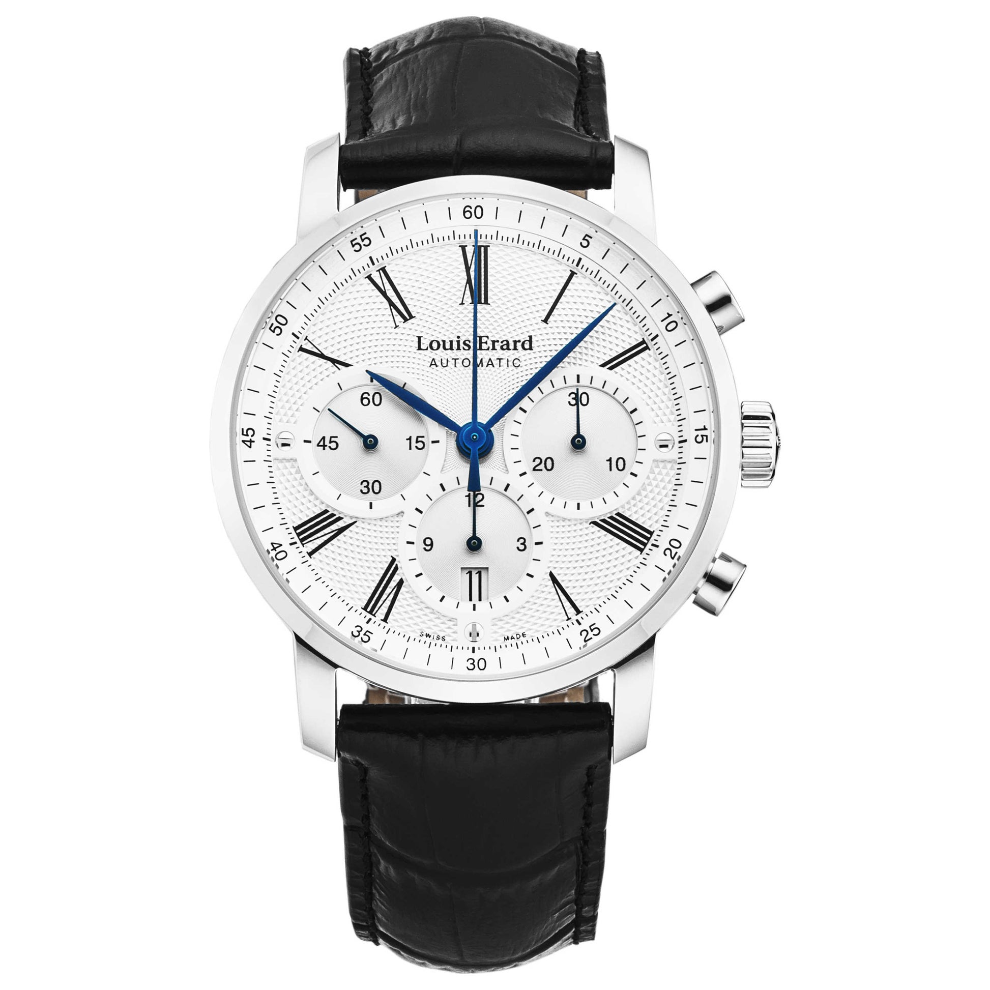 Front view of Louis Erard Excellence Men's Automatic Watch 71231AA31BDC51