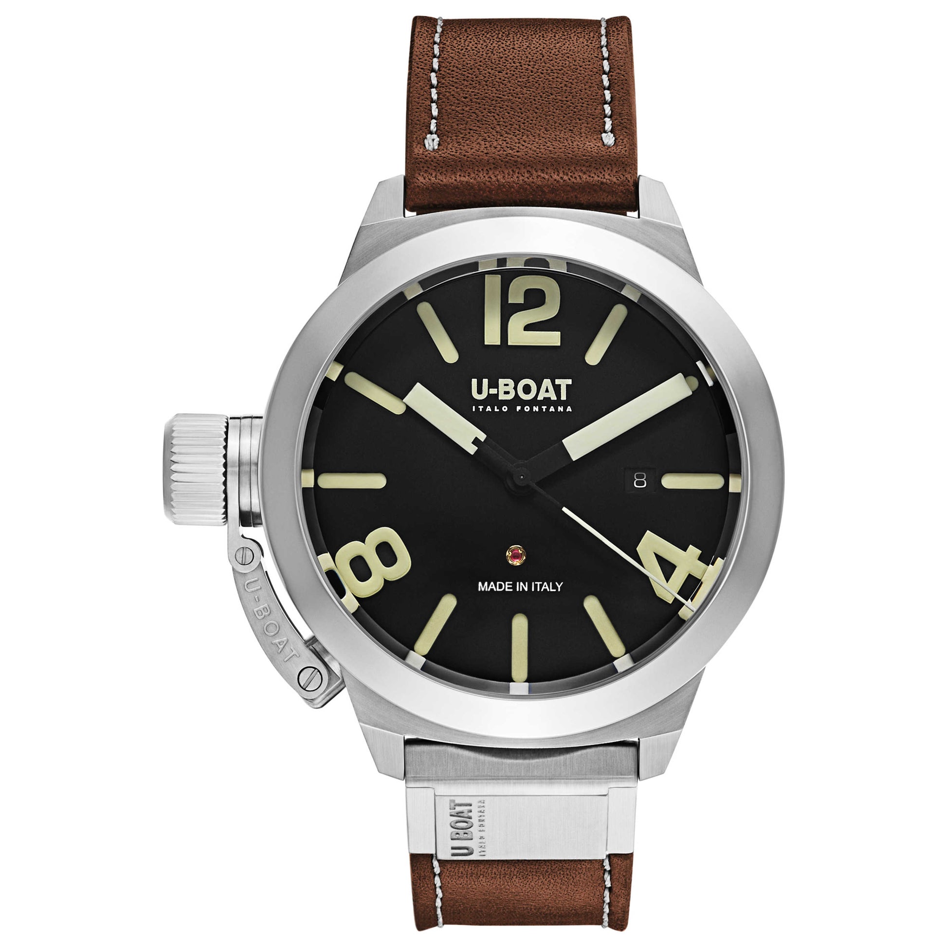 Front view of U-Boat Classico Men's Automatic Watch 7127