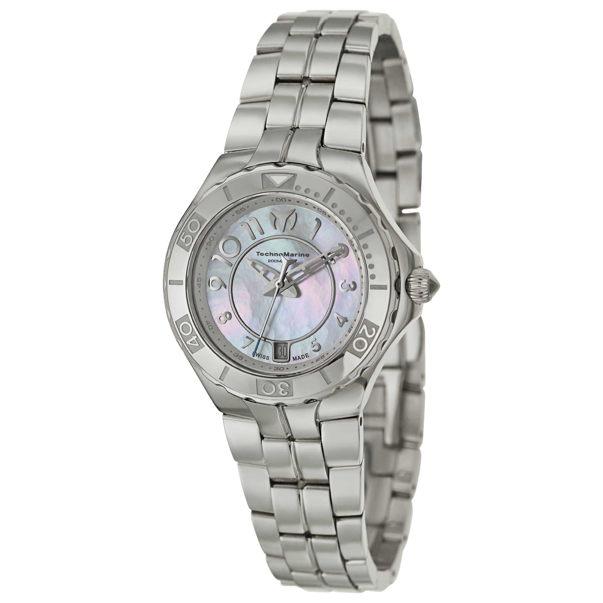 Front view of TechnoMarine Sea Pearl Women's Swiss Quartz (Battery-Powered) Watch 713002
