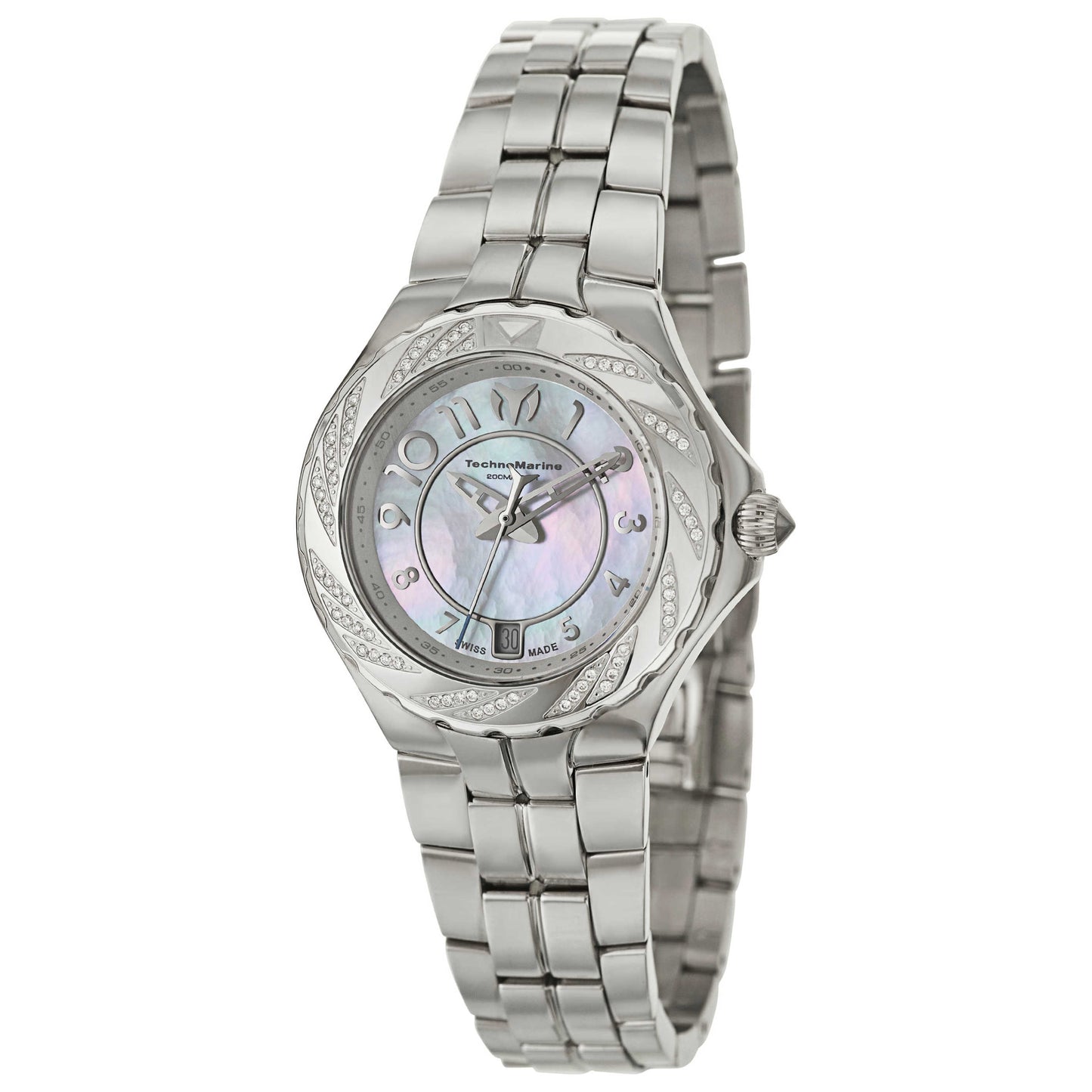 Front view of TechnoMarine Sea Pearl Women's Swiss Quartz (Battery-Powered) Watch 713004