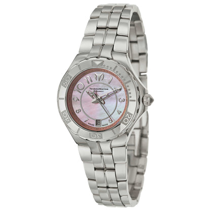 Front view of TechnoMarine Sea Pearl Women's Swiss Quartz (Battery-Powered) Watch 713010
