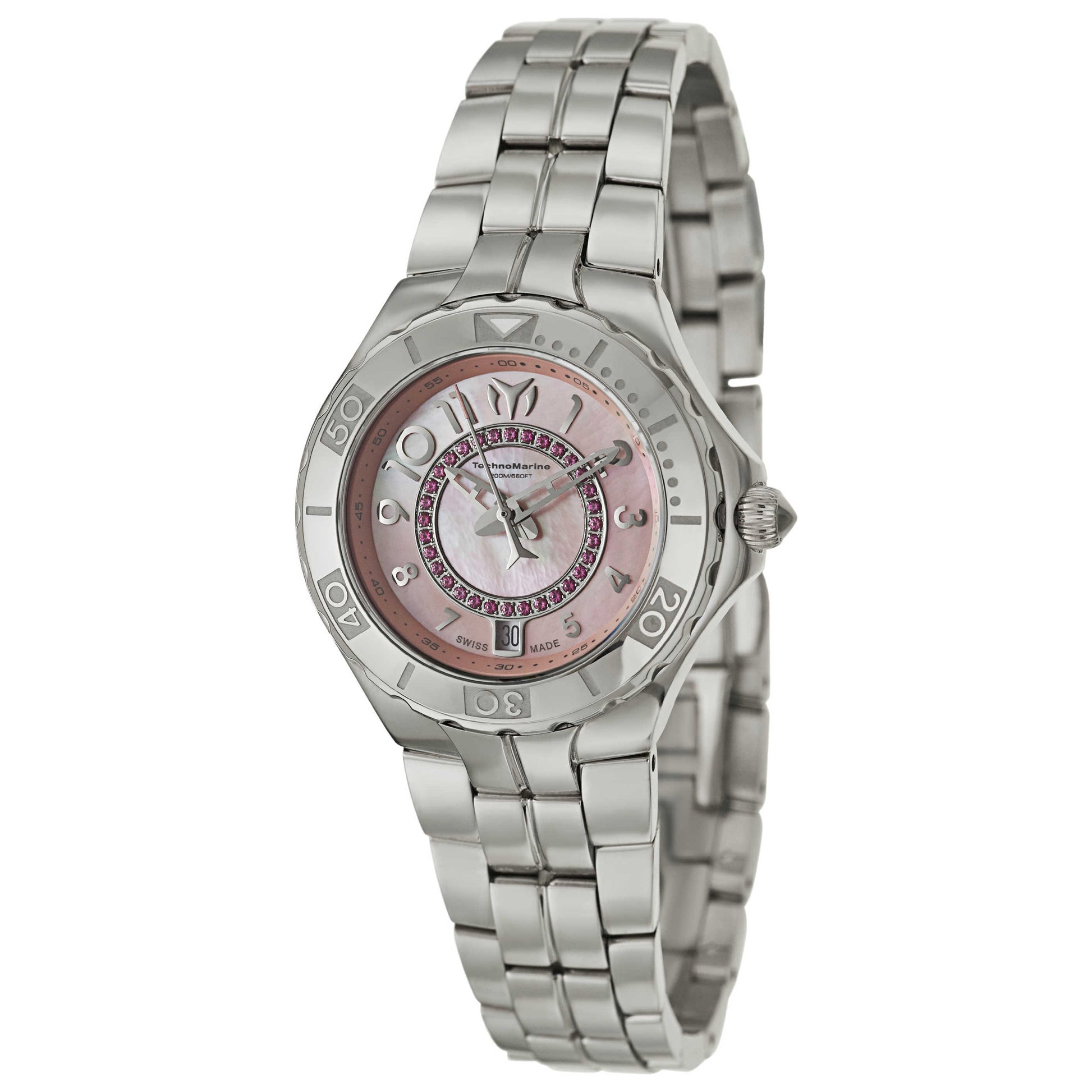 Front view of TechnoMarine Sea Pearl Women's Swiss Quartz (Battery-Powered) Watch 713011